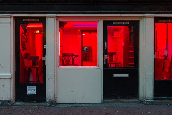 Prostitution windows - red light district