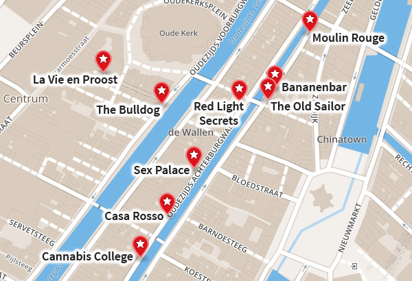 Strip Clubs - Red Light District Amsterdam